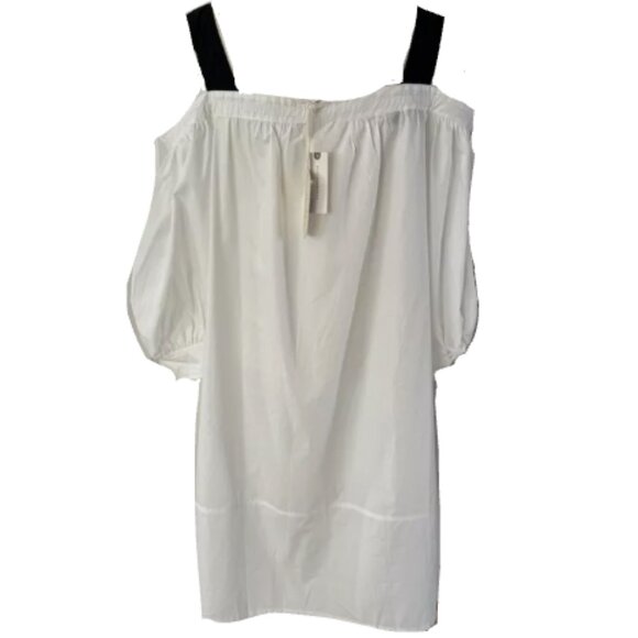 Brand New Plenty by Tracy Reese Off-The-Shoulder Denim Mini Dress - Picture 5 of 8